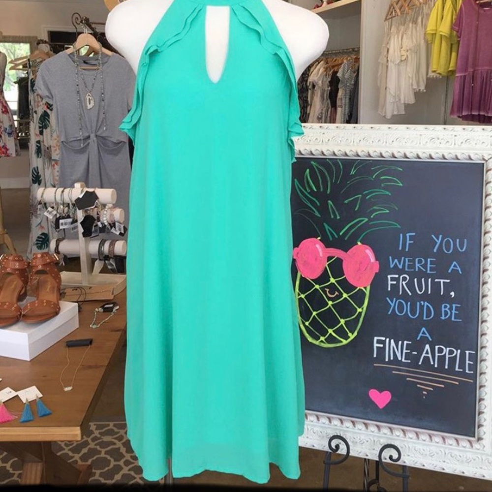 Turquoise dress
